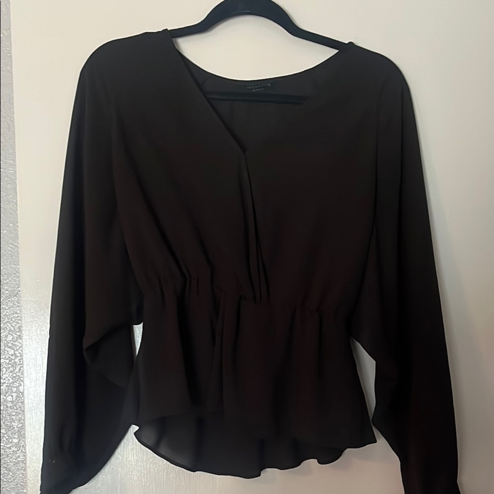 All Saints Black Lasia Top